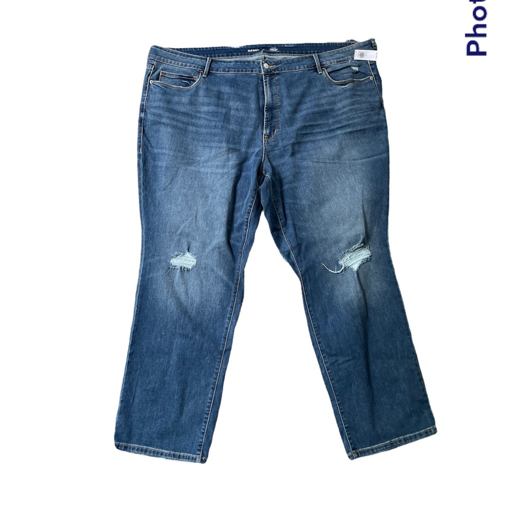 NWT Old Navy High Rise Power-Slim Straight jeans